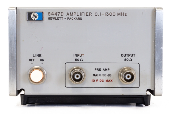 HP Agilent Keysight 8447D RF Amplifier 100 kHZ 1300 MHz